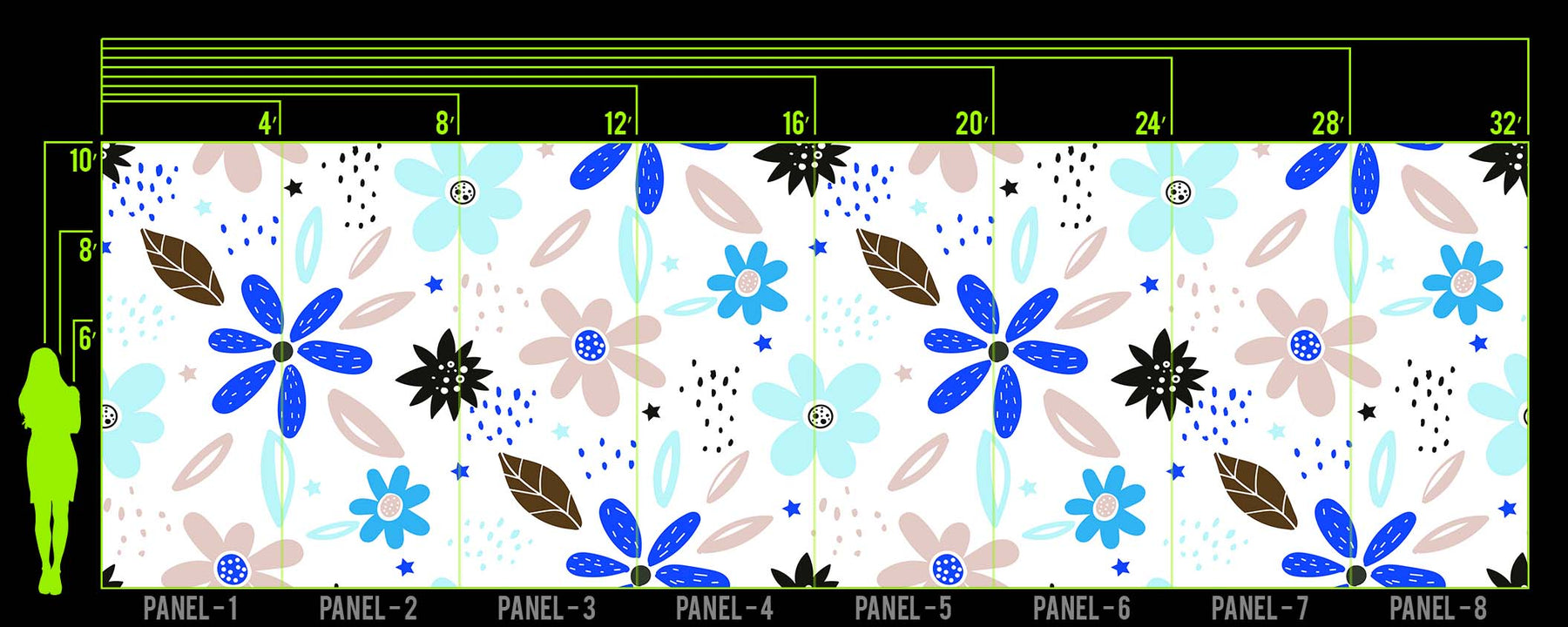 BERRY BLOOM WALL WRAP