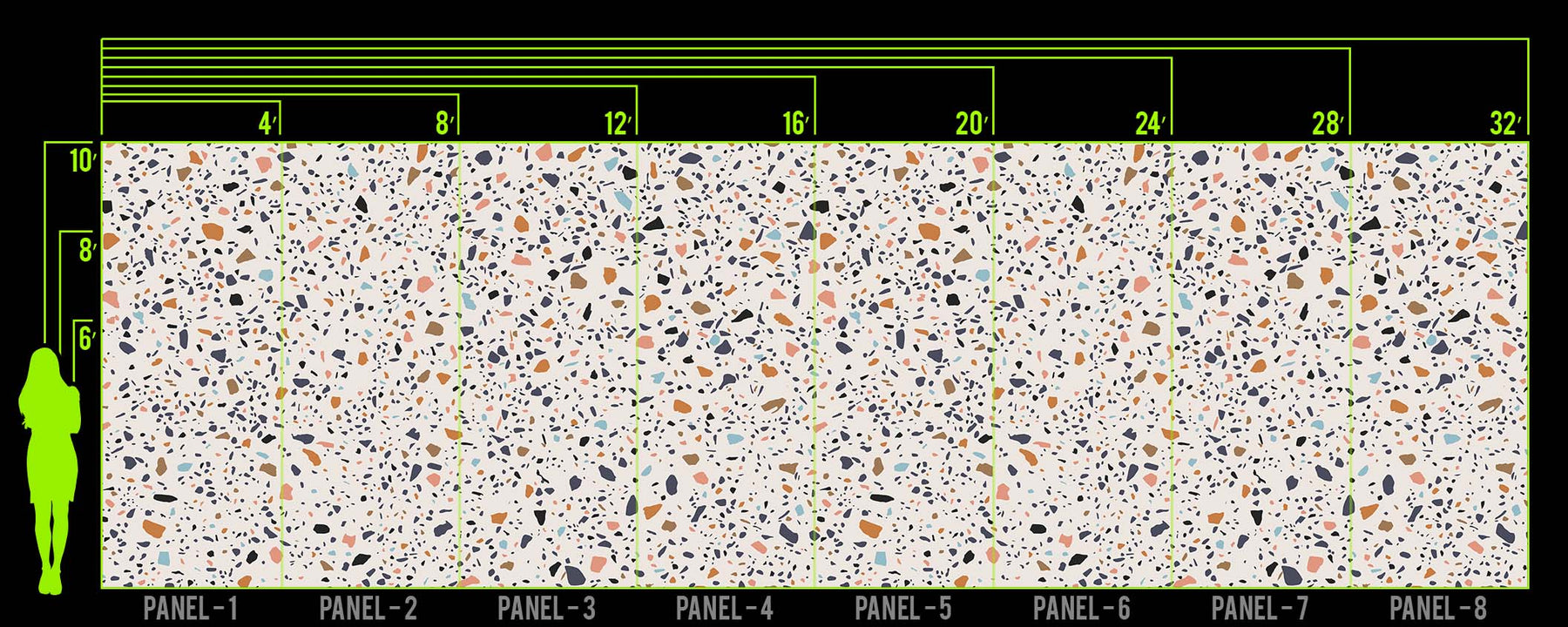 TERRAZZO WALL WRAP