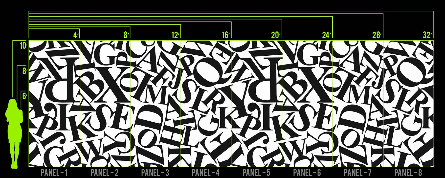 UNSCRAMBLE WALL WRAP