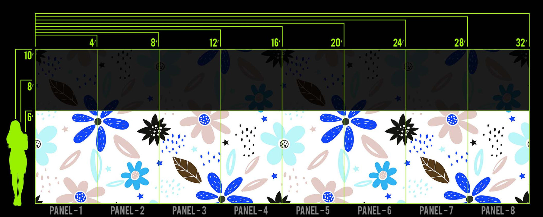 BERRY BLOOM WALL WRAP