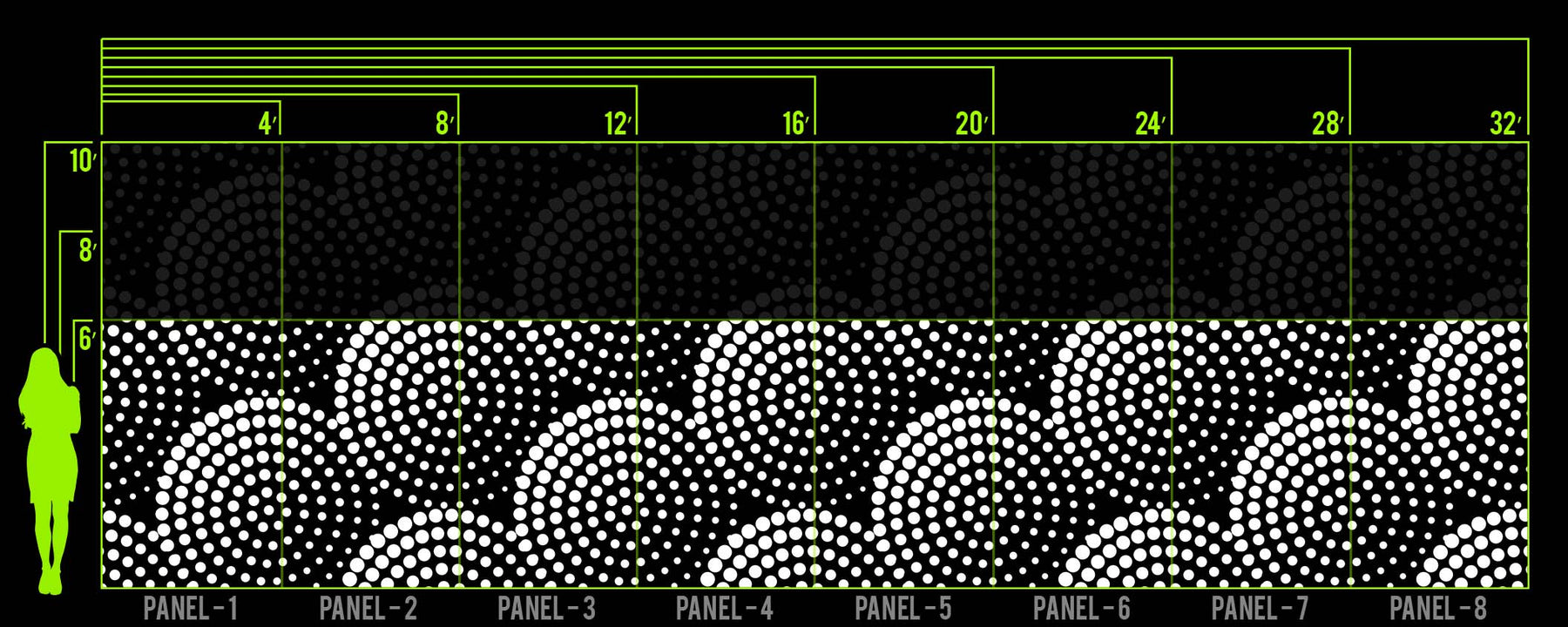 CIRCLE DOT WALL WRAP