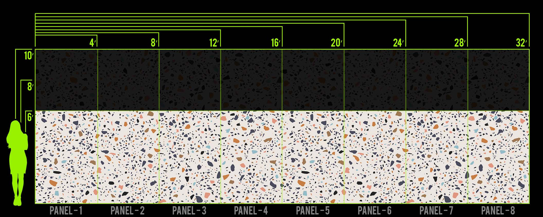 TERRAZZO WALL WRAP