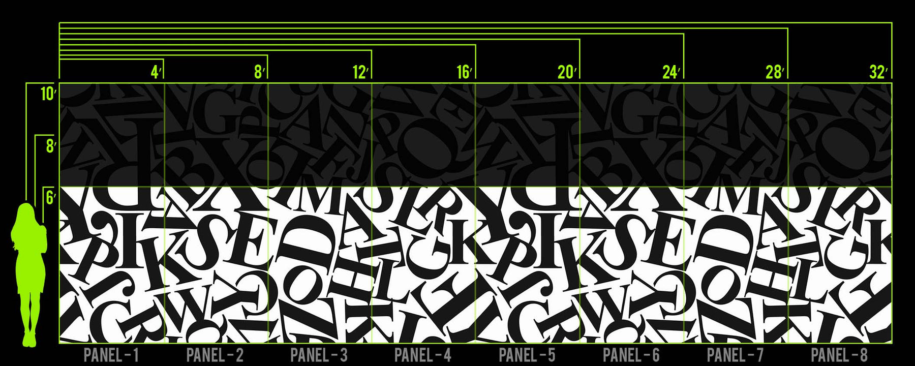 UNSCRAMBLE WALL WRAP