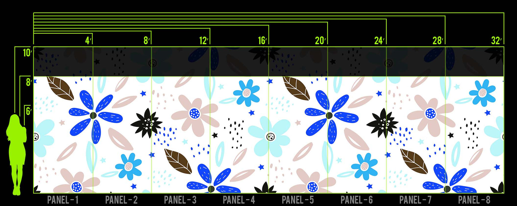 BERRY BLOOM WALL WRAP