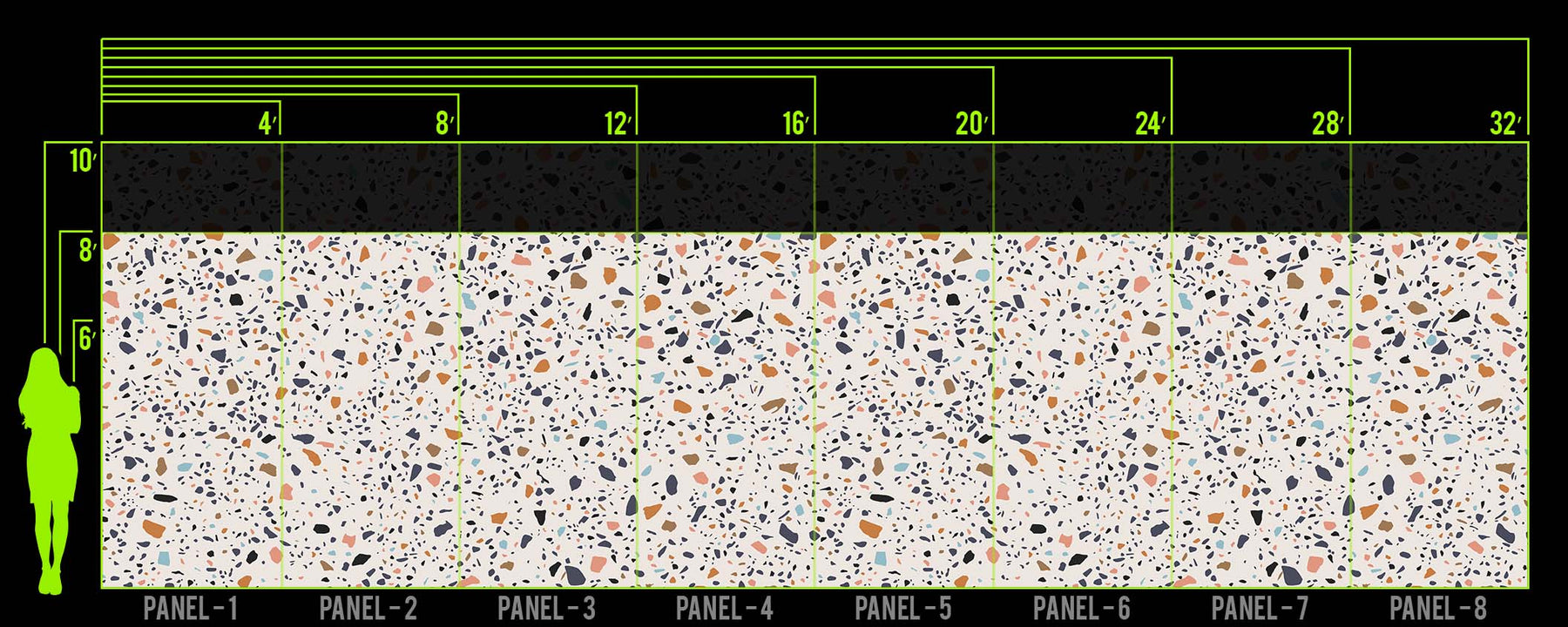 TERRAZZO WALL WRAP