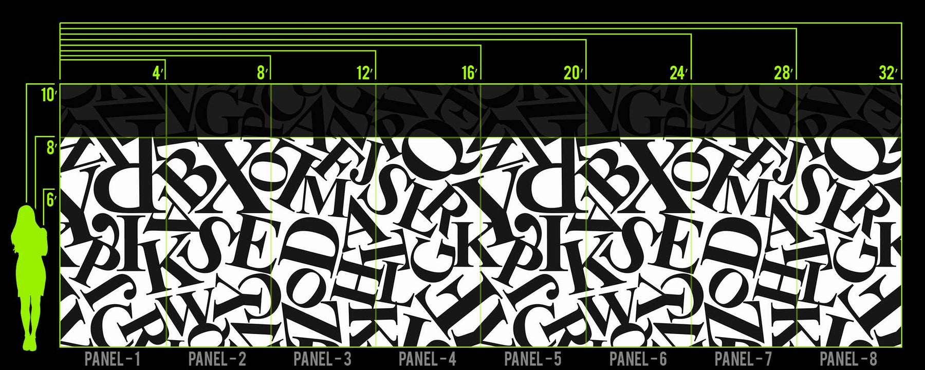 UNSCRAMBLE WALL WRAP