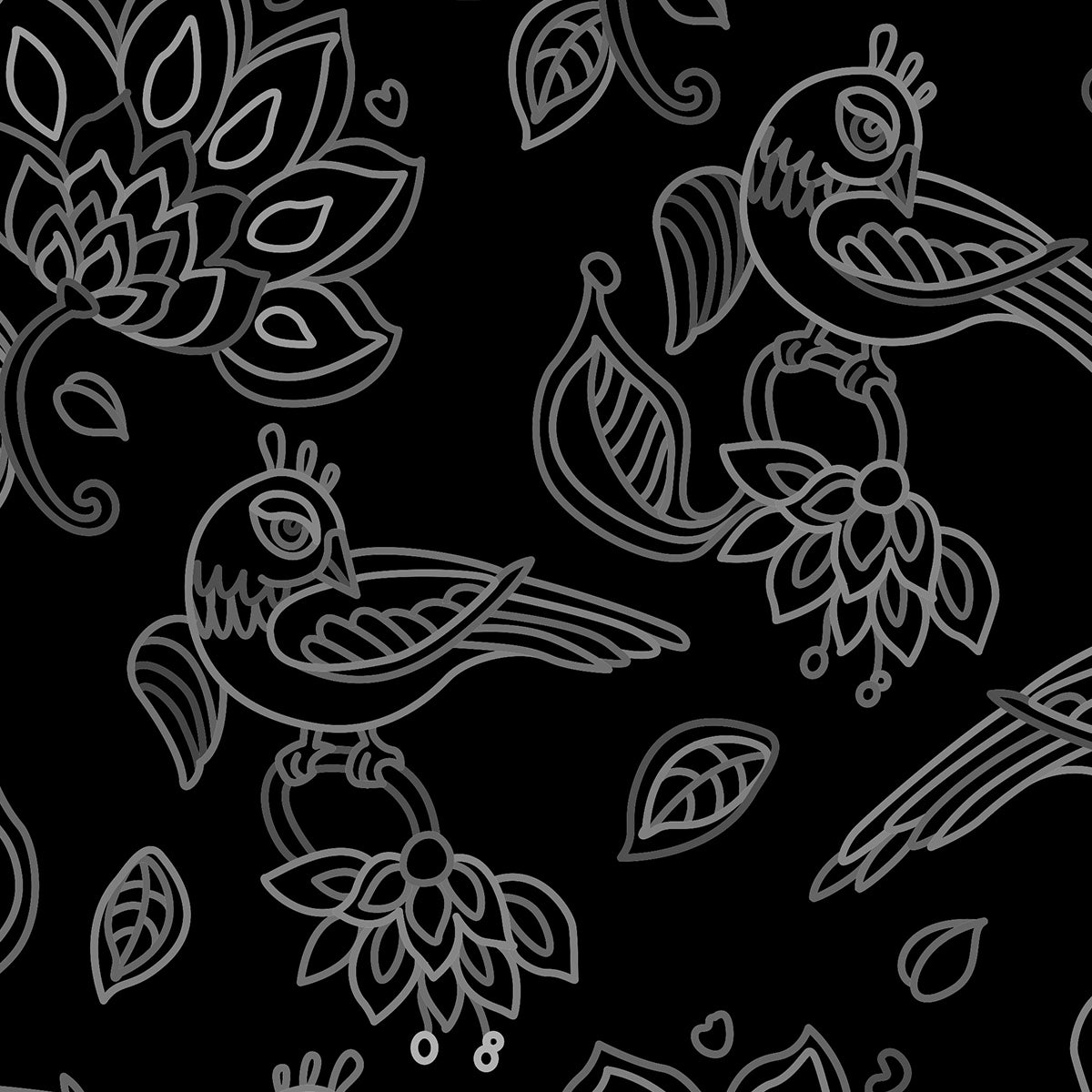 GREYSCALE ASIAN MAGNOLEON