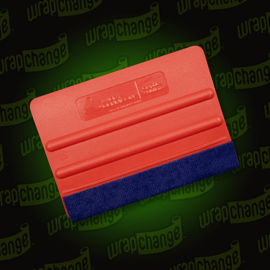 Red Pro Flex Soft Squeegee by Avery Dennison