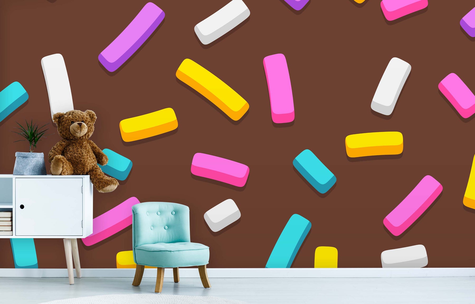 CHOCOLATE SPRINKLE WALL WRAP