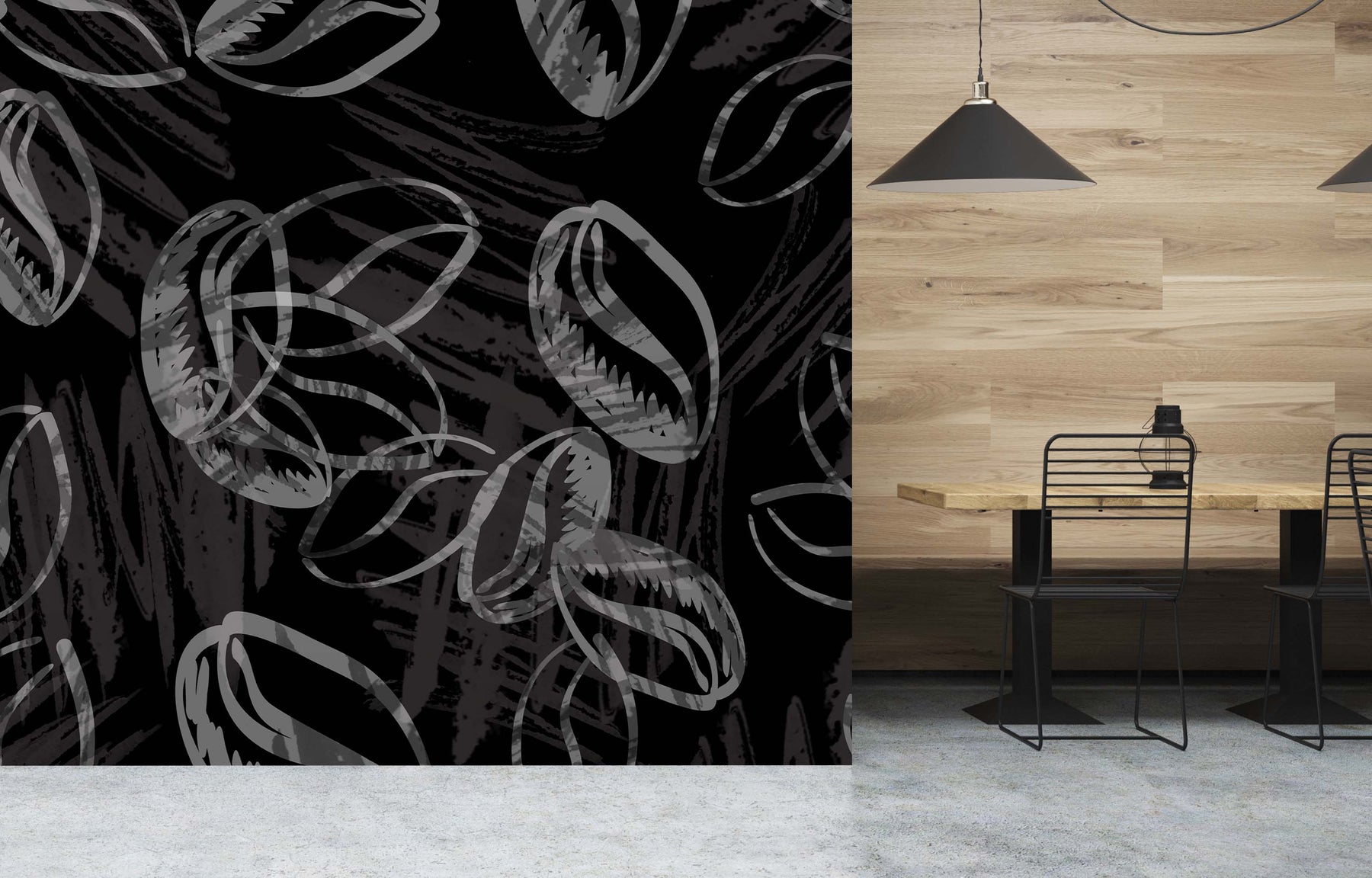 DARK ROAST COFFEE WALL WRAP