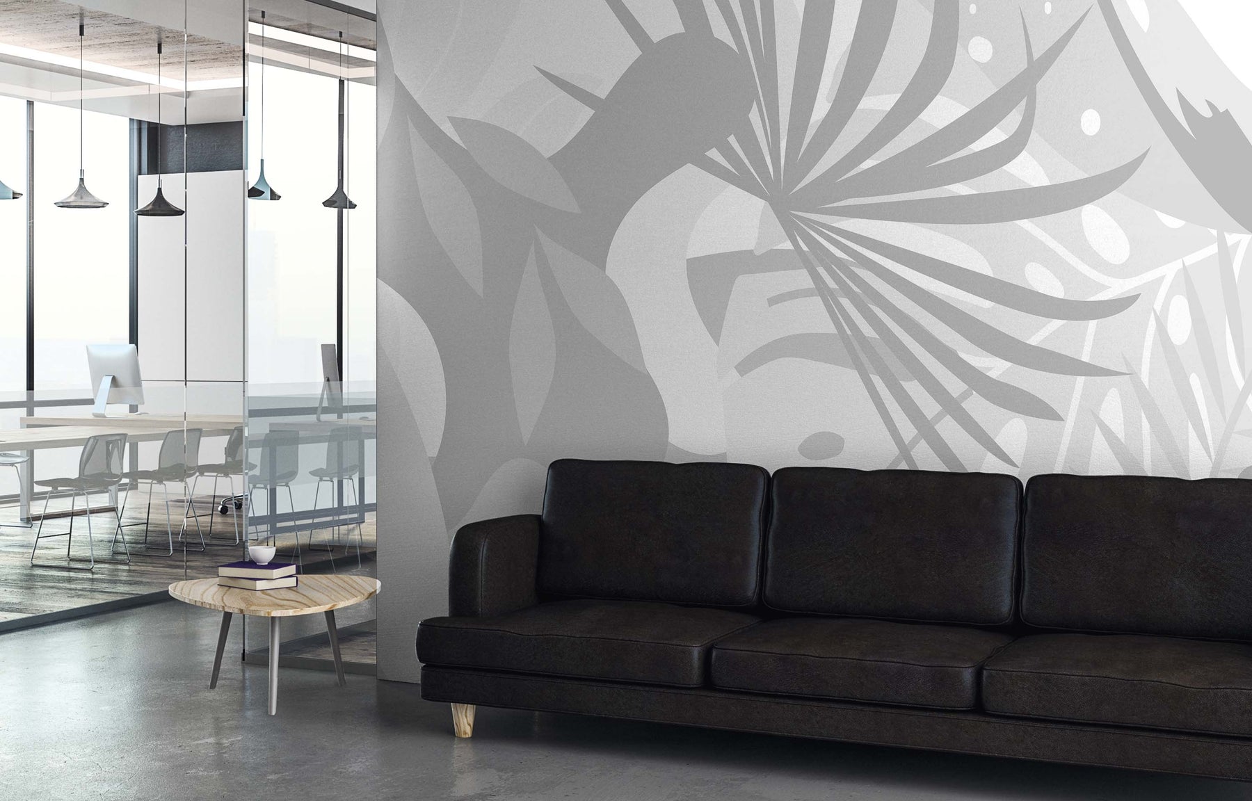 PLEASURE GARDEN GREY WALL WRAP