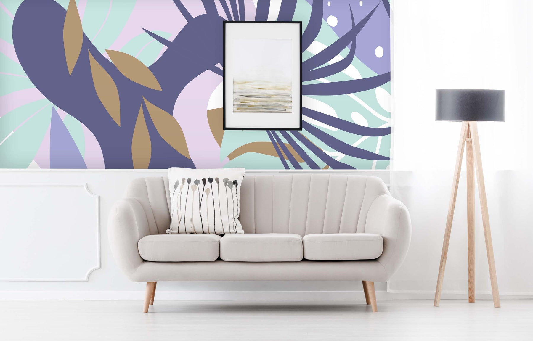 PLEASURE GARDEN LAVENDER WALL WRAP