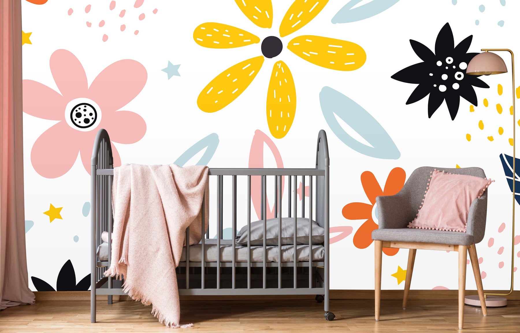 STRAWBANA BLOOM WALL WRAP