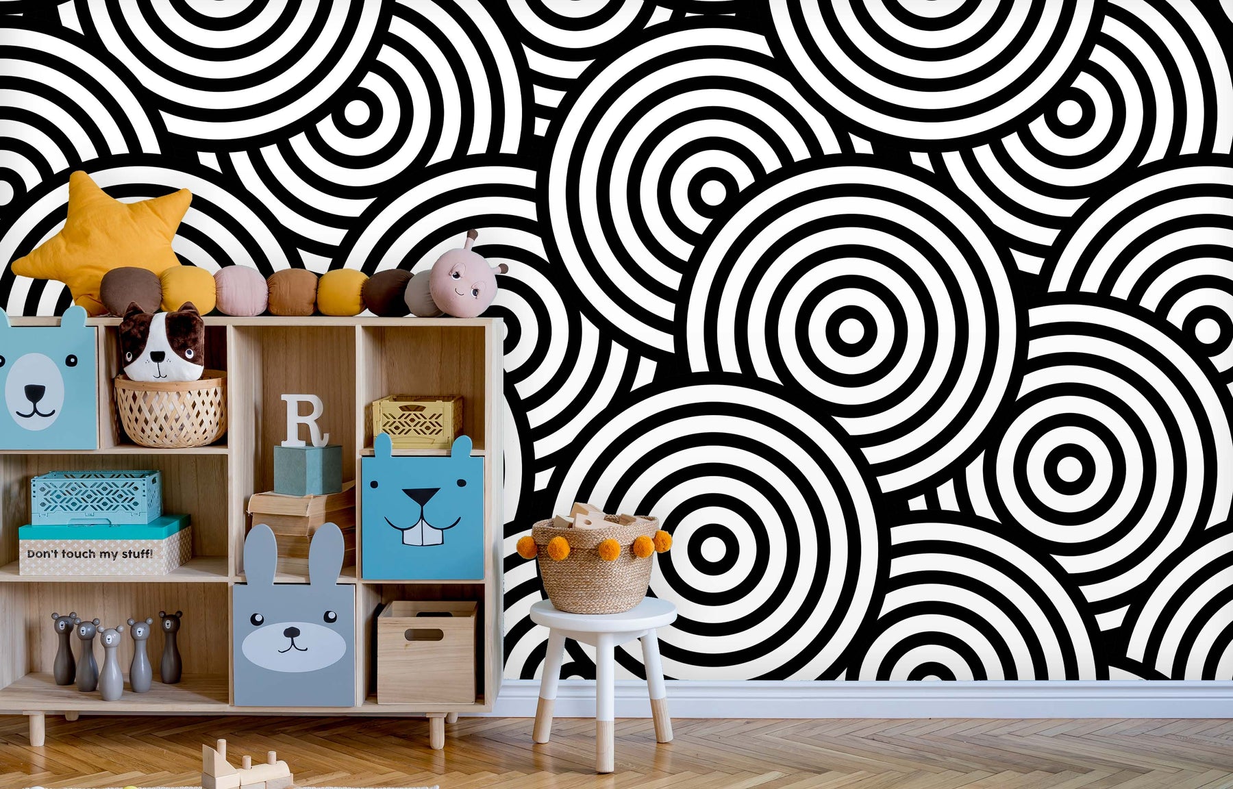 COLOR ME BULLSEYE WALL WRAP