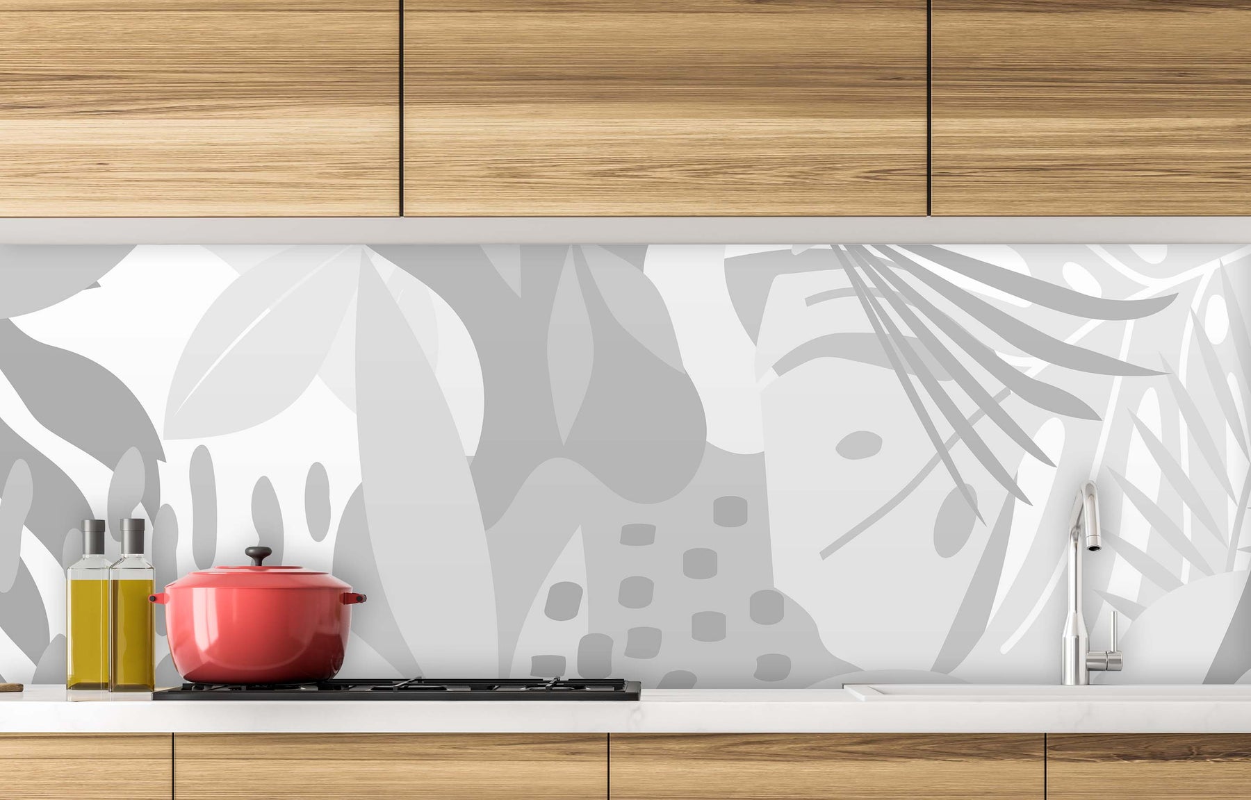 PLEASURE GARDEN GREY WALL WRAP
