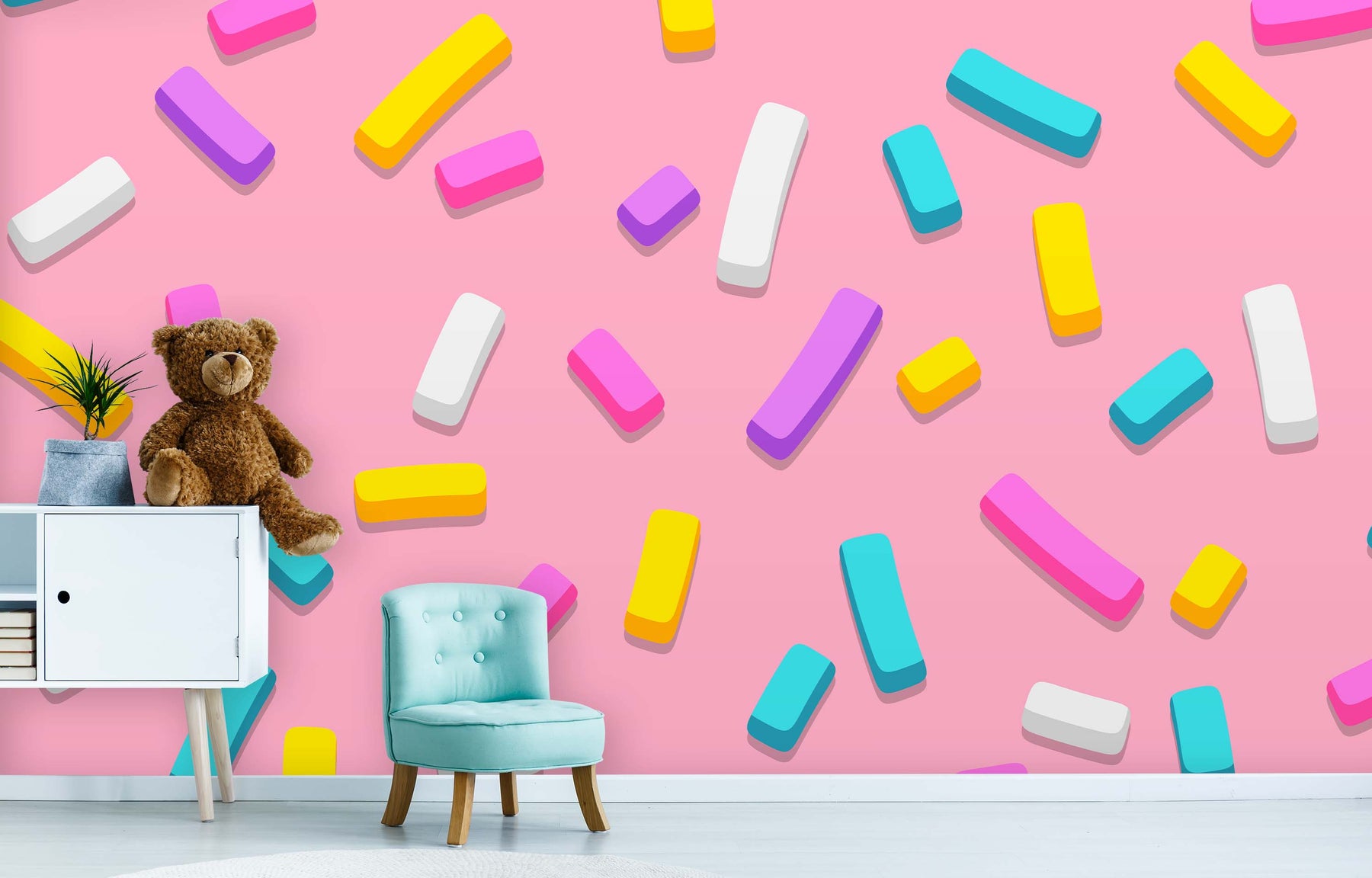 STRAWBERRY SPRINKLE WALL WRAP