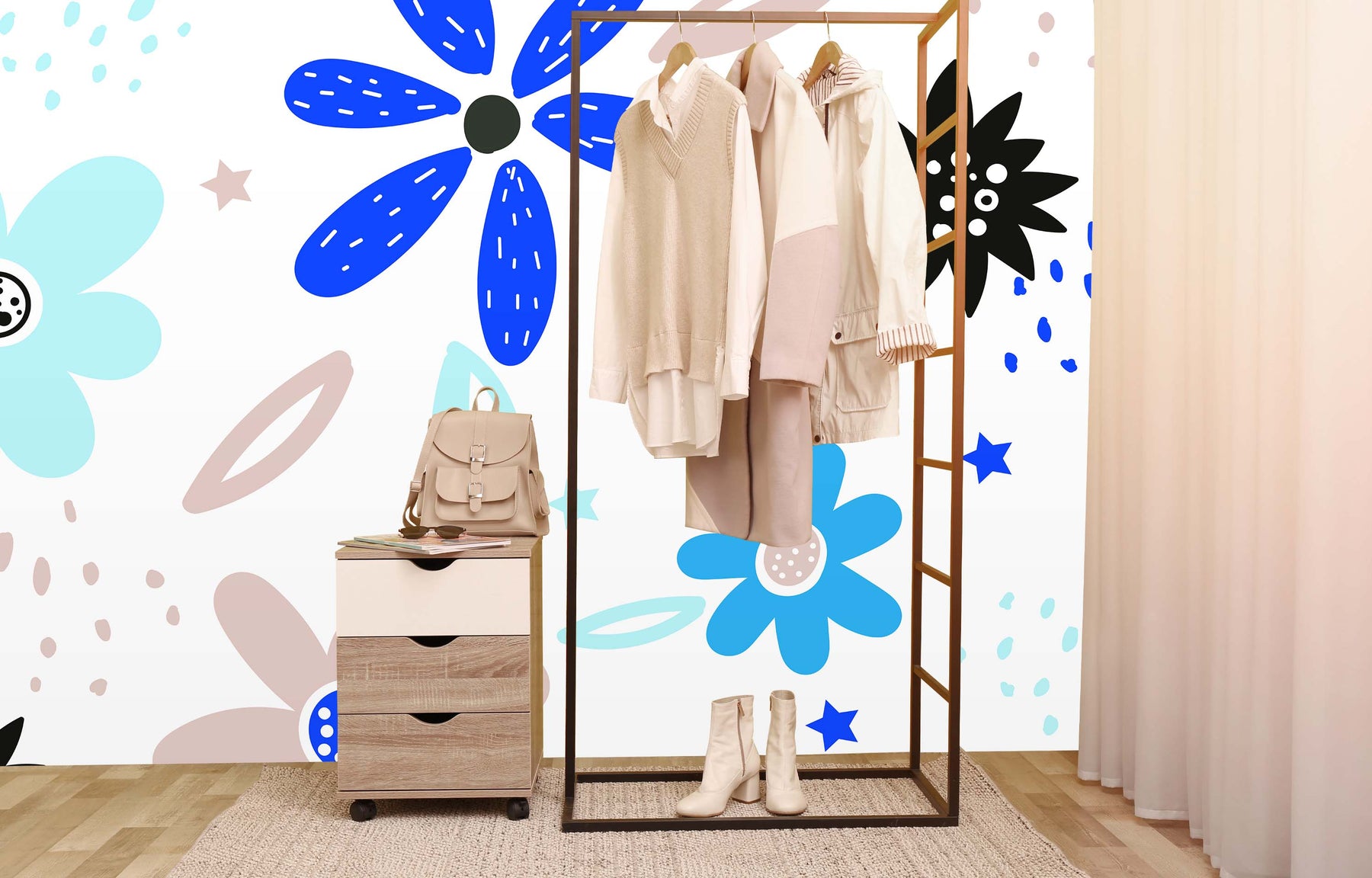 BERRY BLOOM WALL WRAP