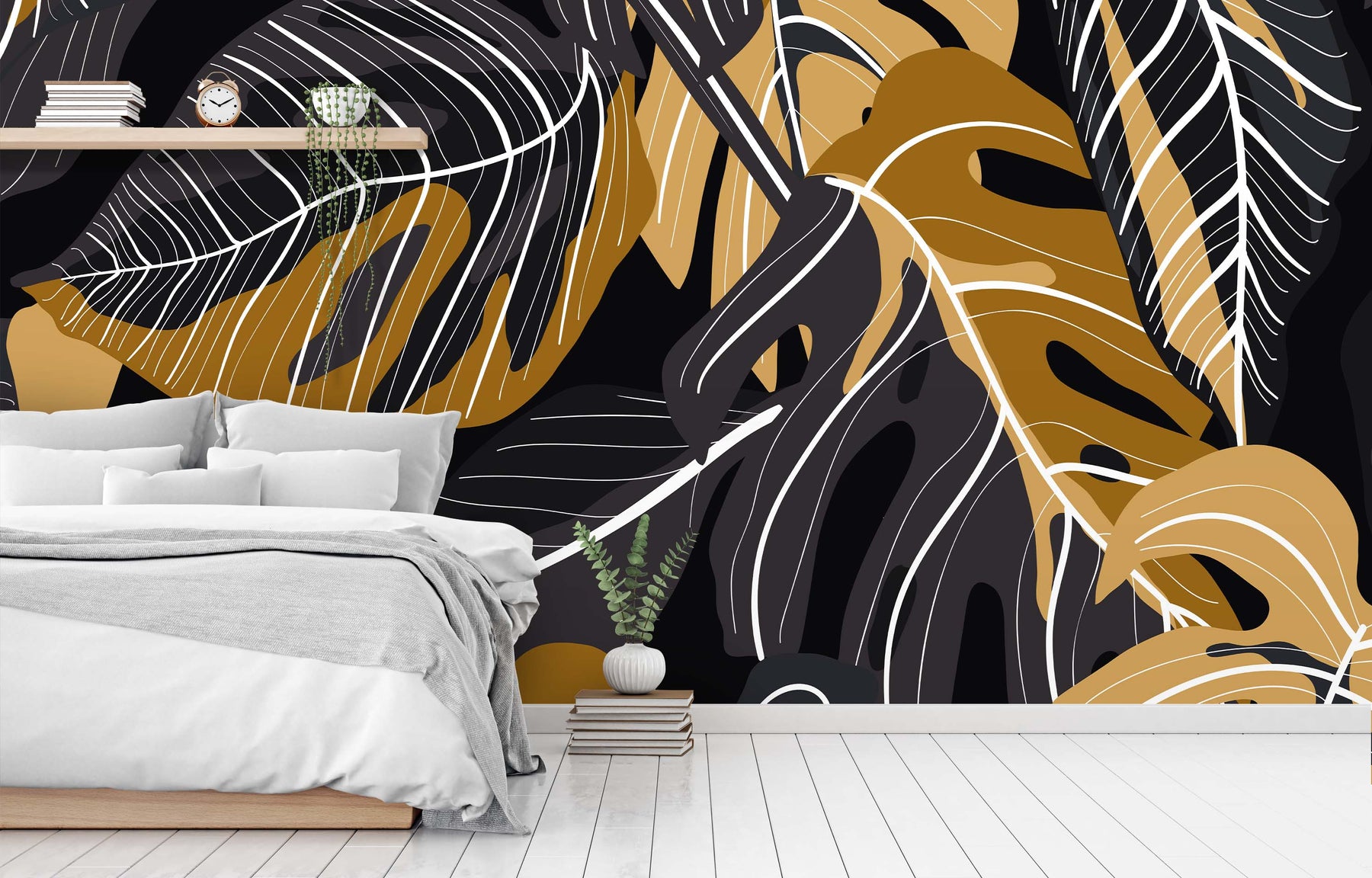 BRONZE PALM WALL WRAP
