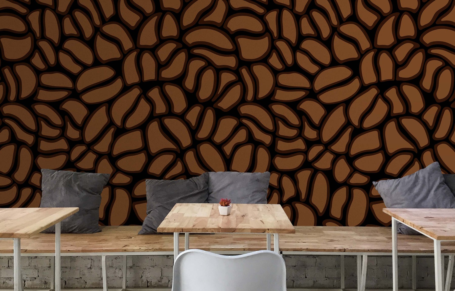 CARTOON COFFEE LIGHT WALL WRAP