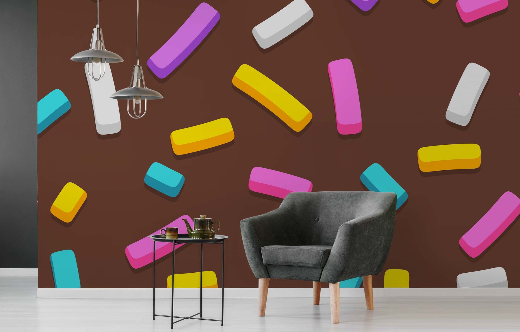 CHOCOLATE SPRINKLE WALL WRAP