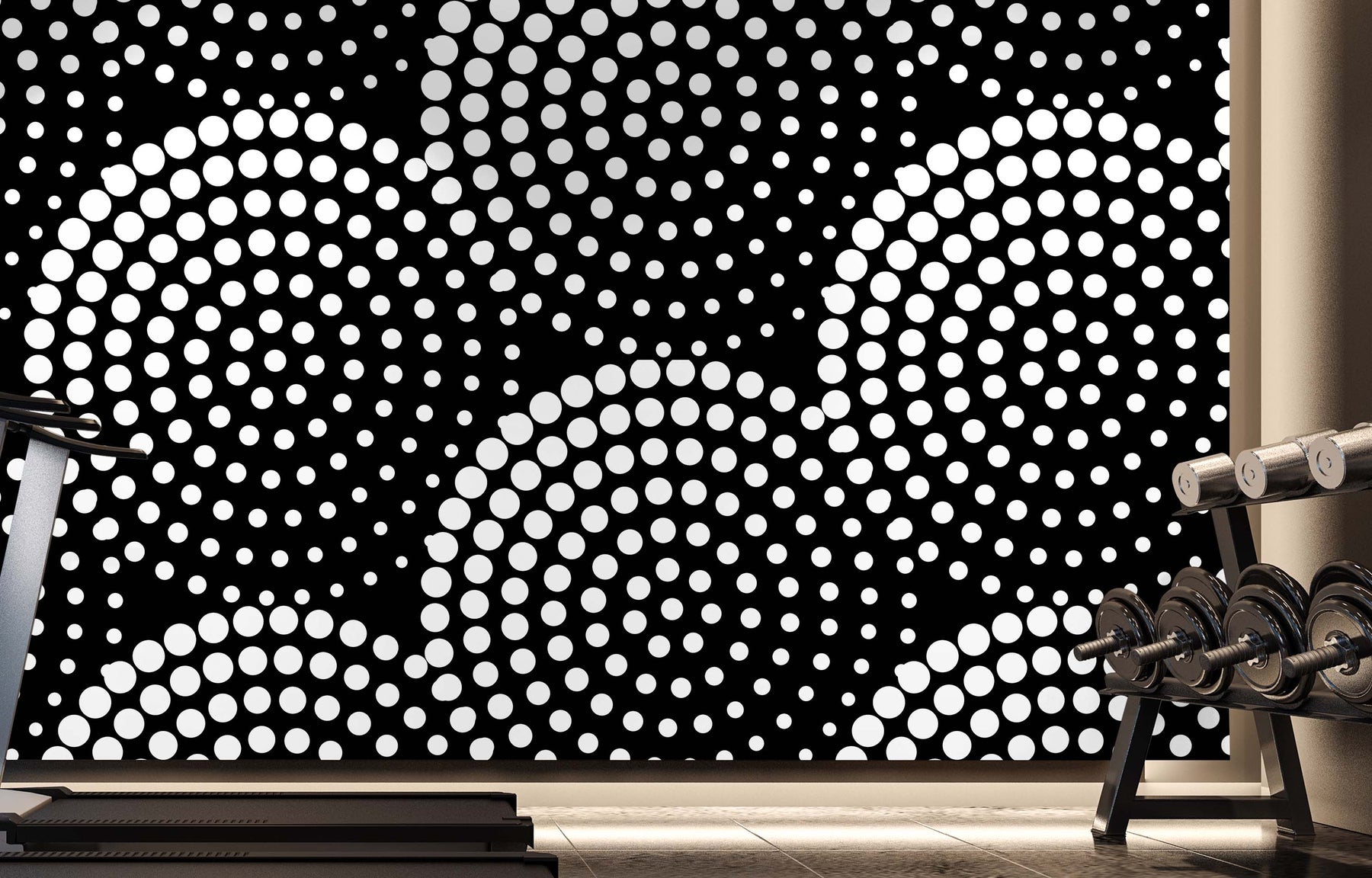 CIRCLE DOT WALL WRAP