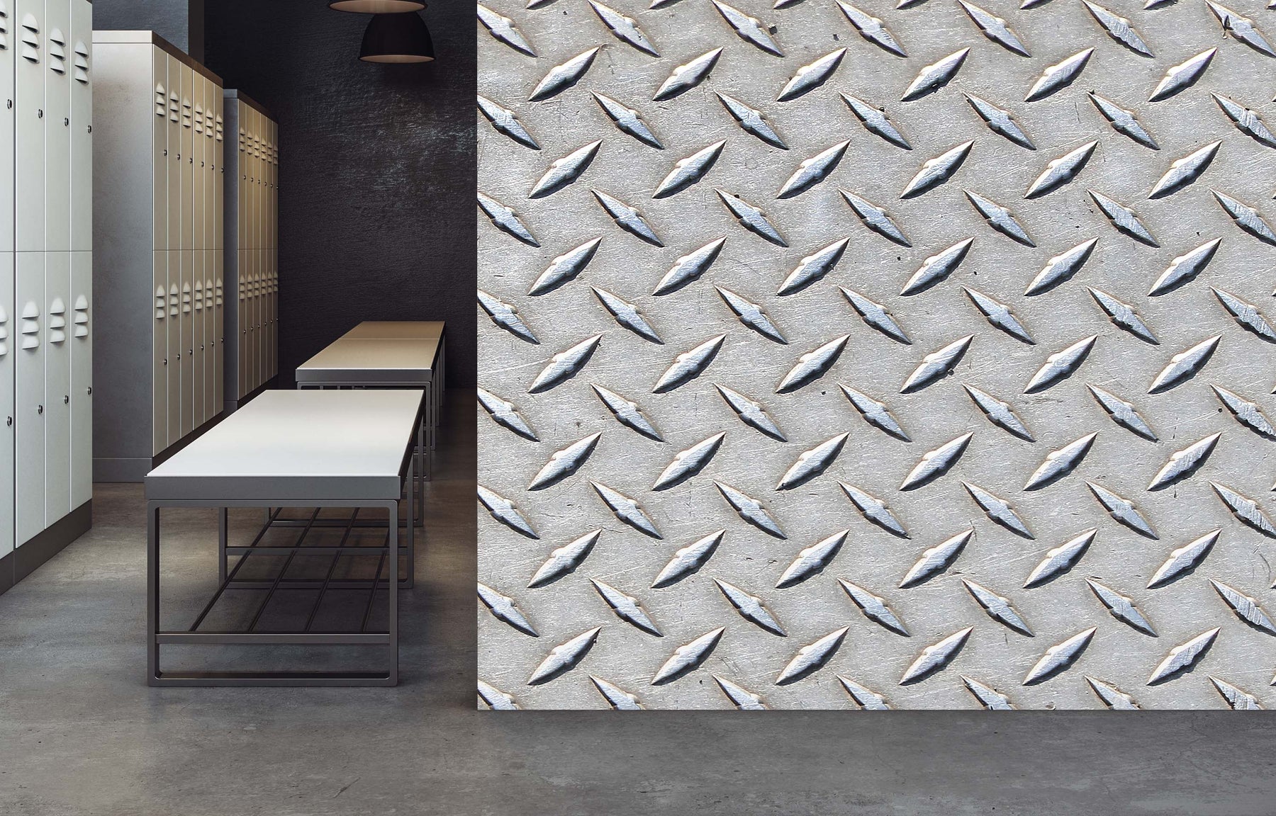 DIAMOND PLATED WALL WRAP