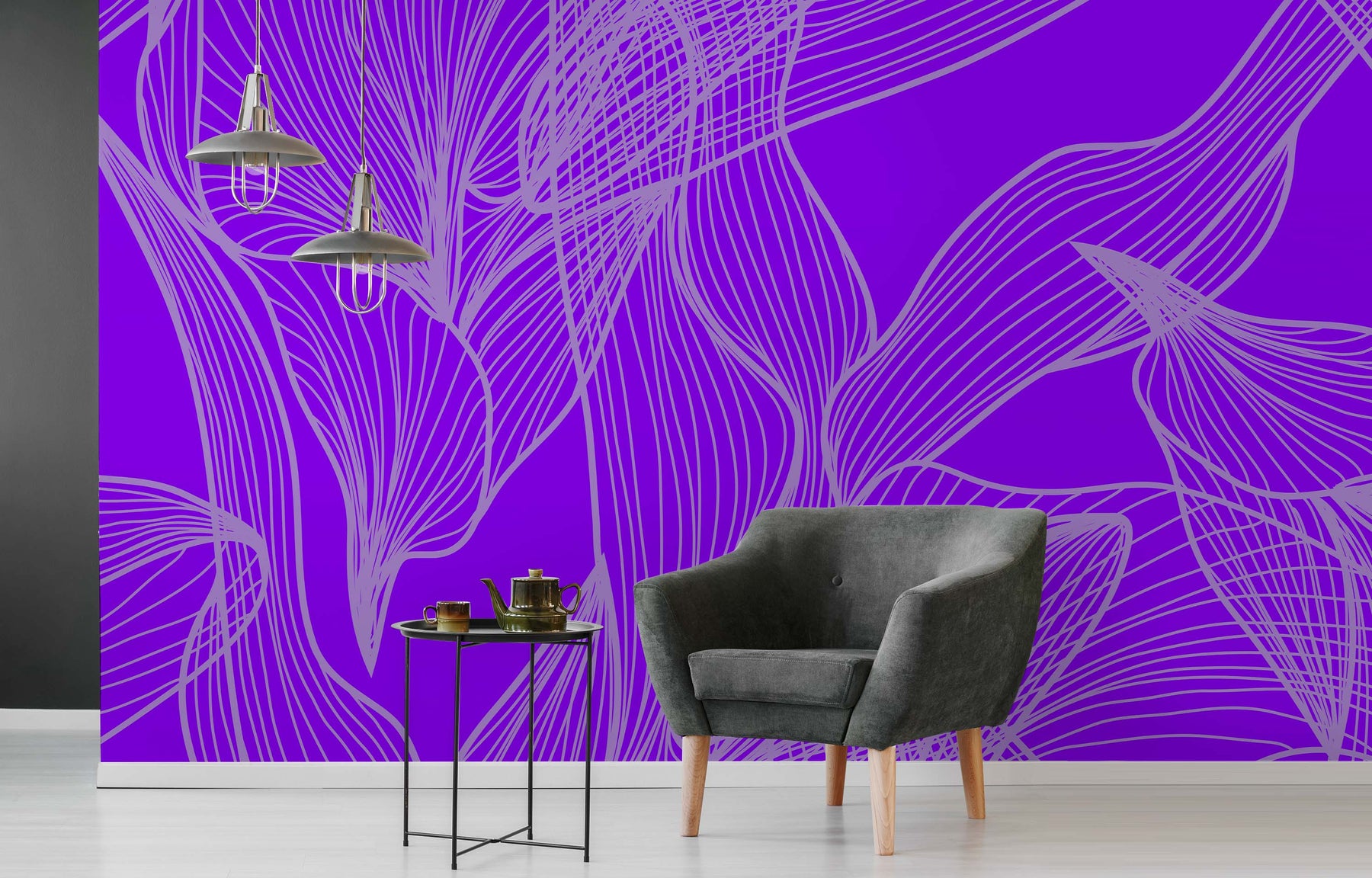 FLORALEAF LAVENDER WALL WRAP