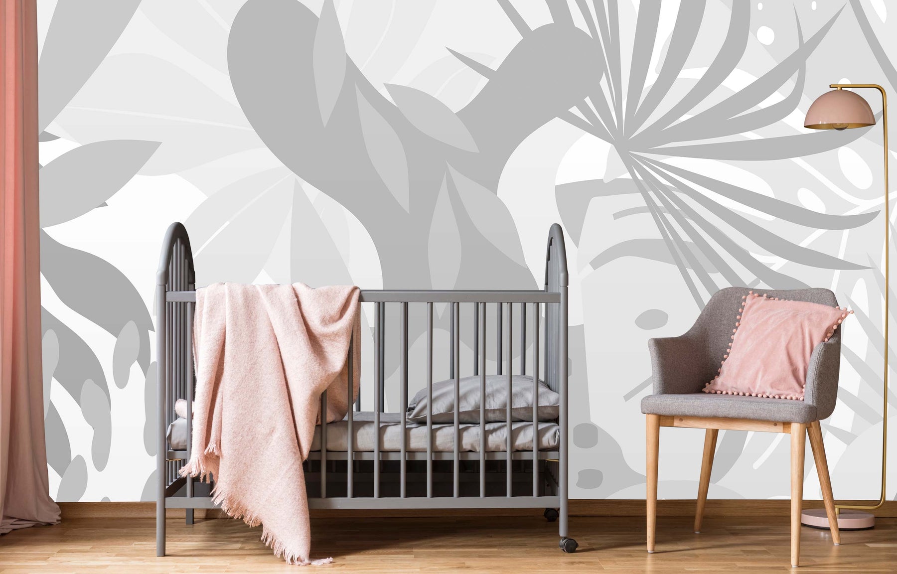 PLEASURE GARDEN GREY WALL WRAP