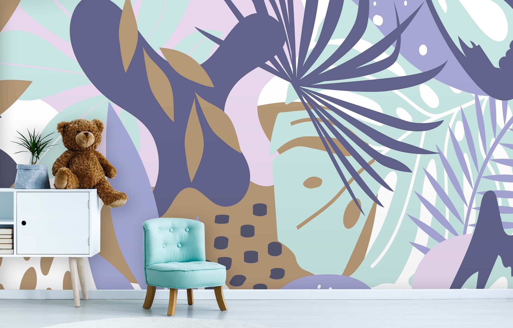 PLEASURE GARDEN LAVENDER WALL WRAP