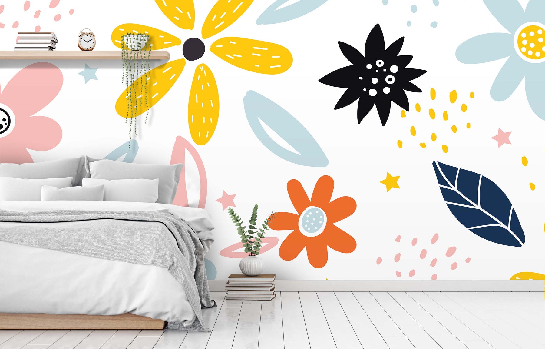 STRAWBANA BLOOM WALL WRAP