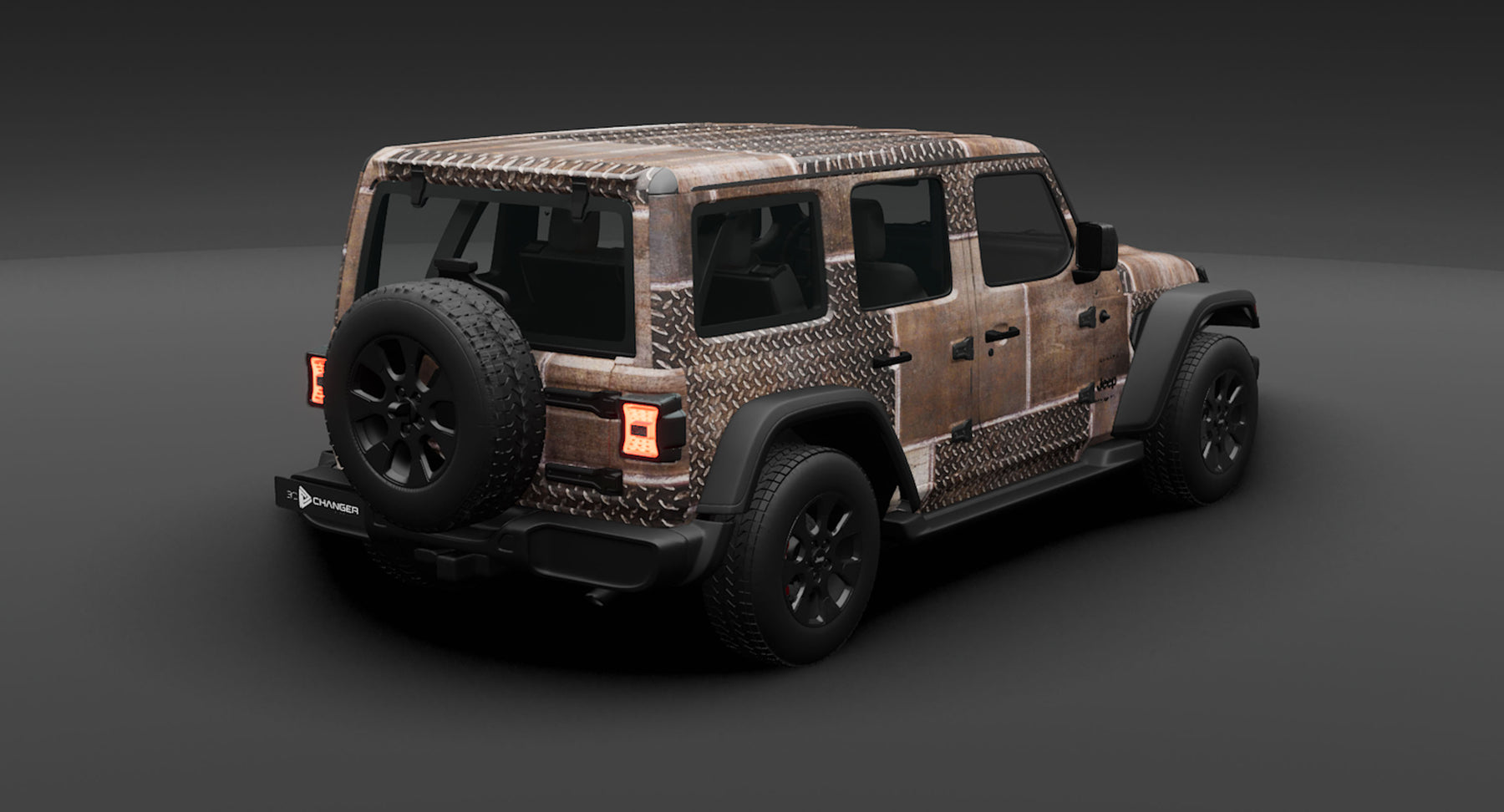 WELDED DIAMOND PLATE PATINA