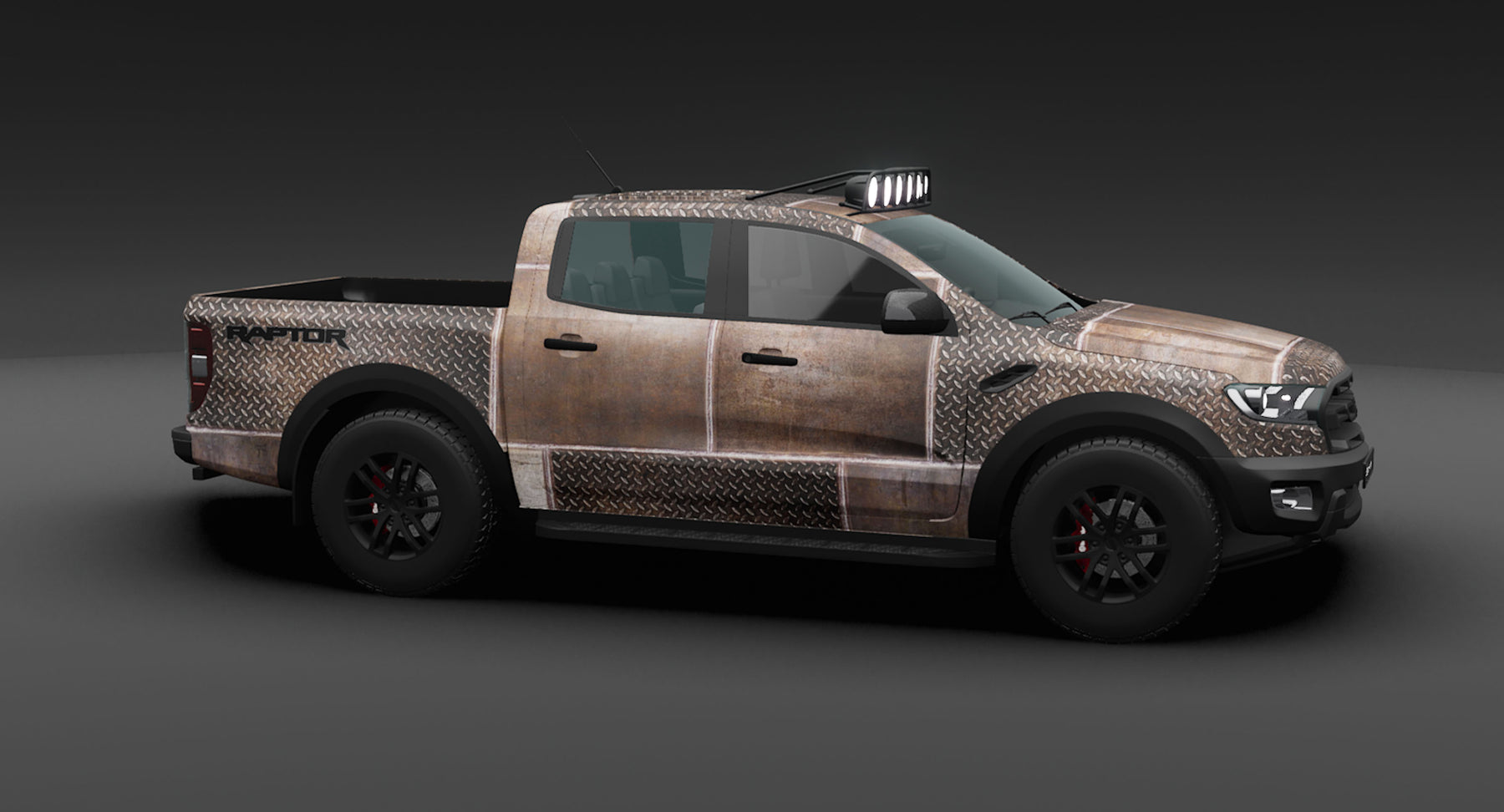 WELDED DIAMOND PLATE PATINA