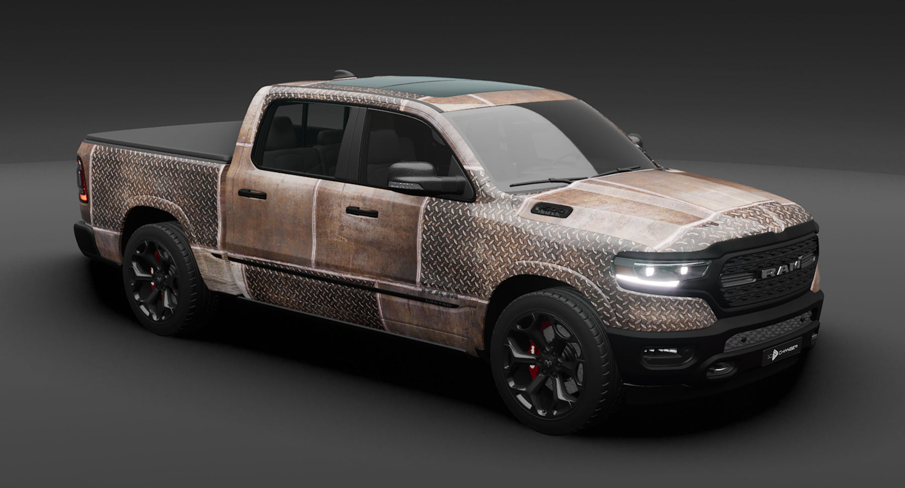 WELDED DIAMOND PLATE PATINA
