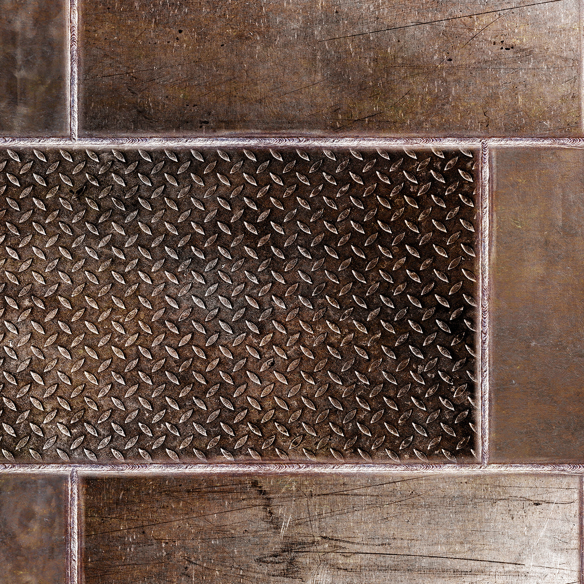 WELDED DIAMOND PLATE PATINA
