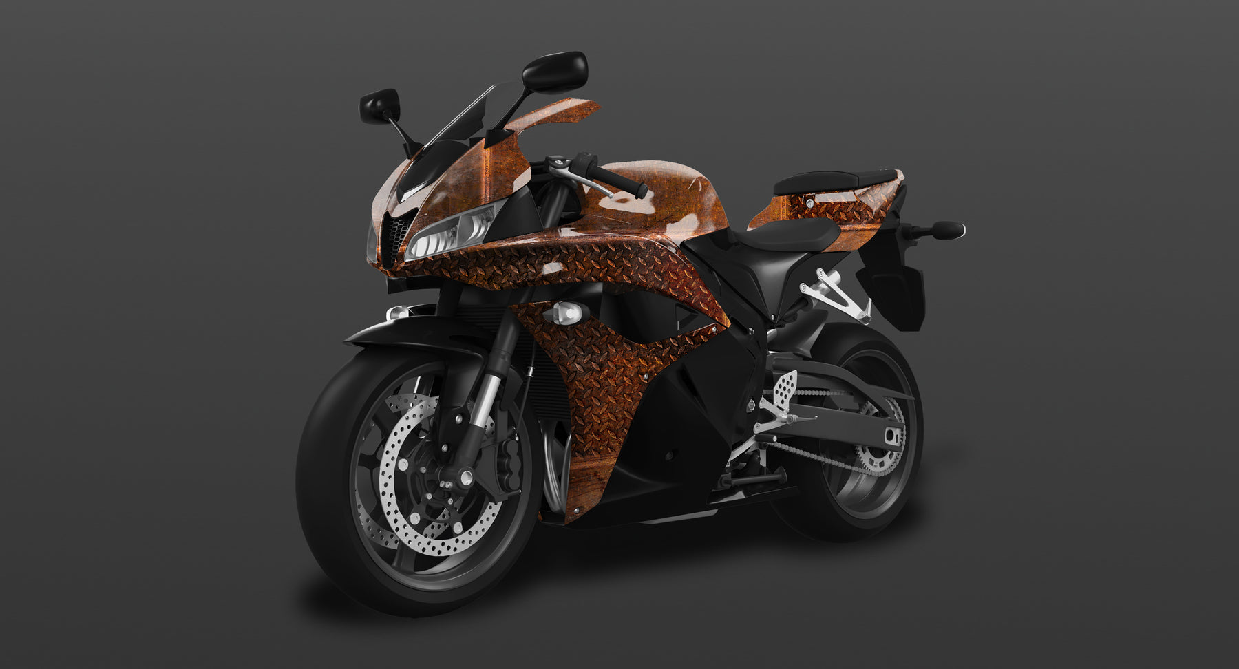 WELDED DIAMOND PLATE RUST