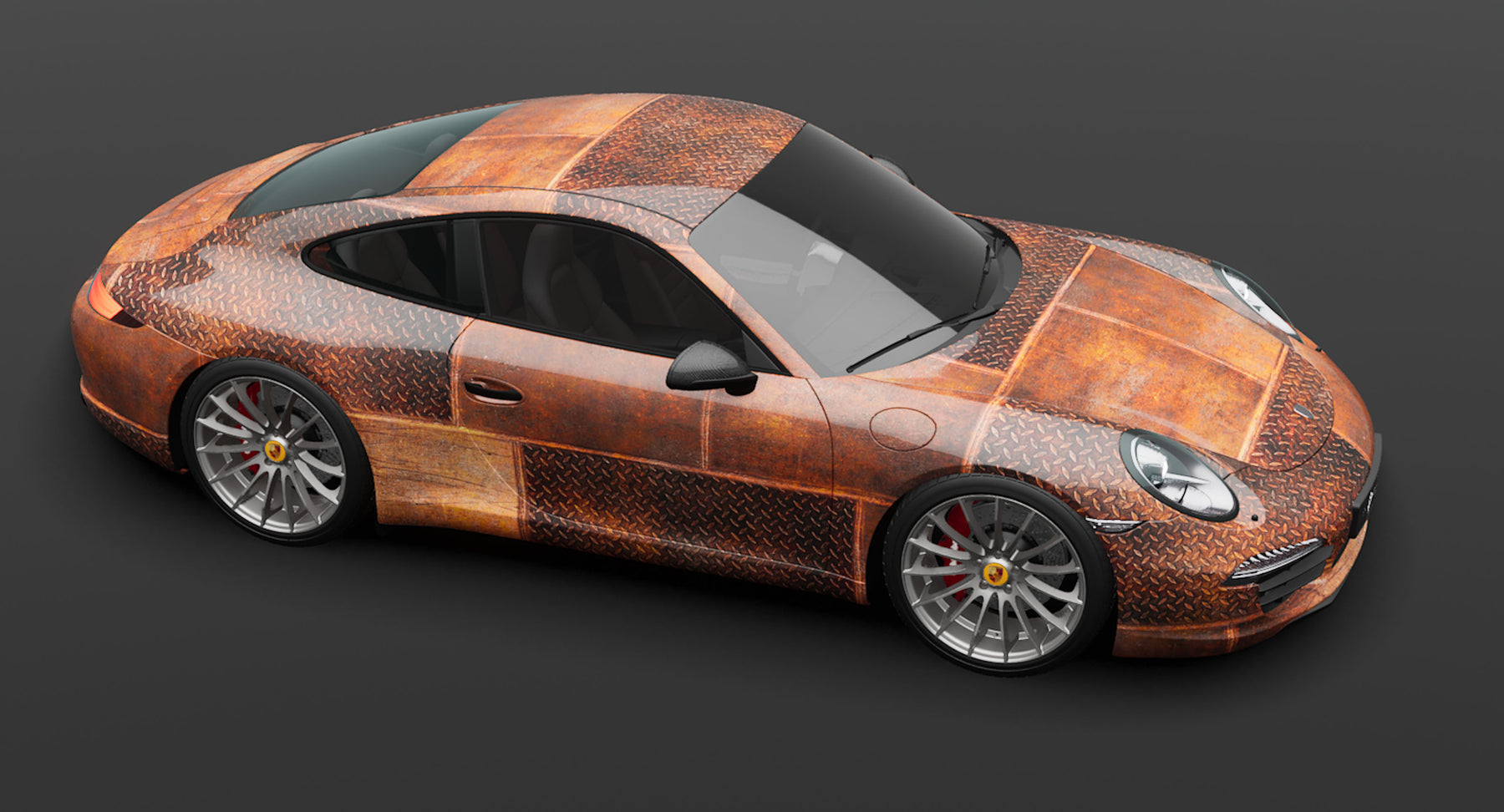 WELDED DIAMOND PLATE RUST
