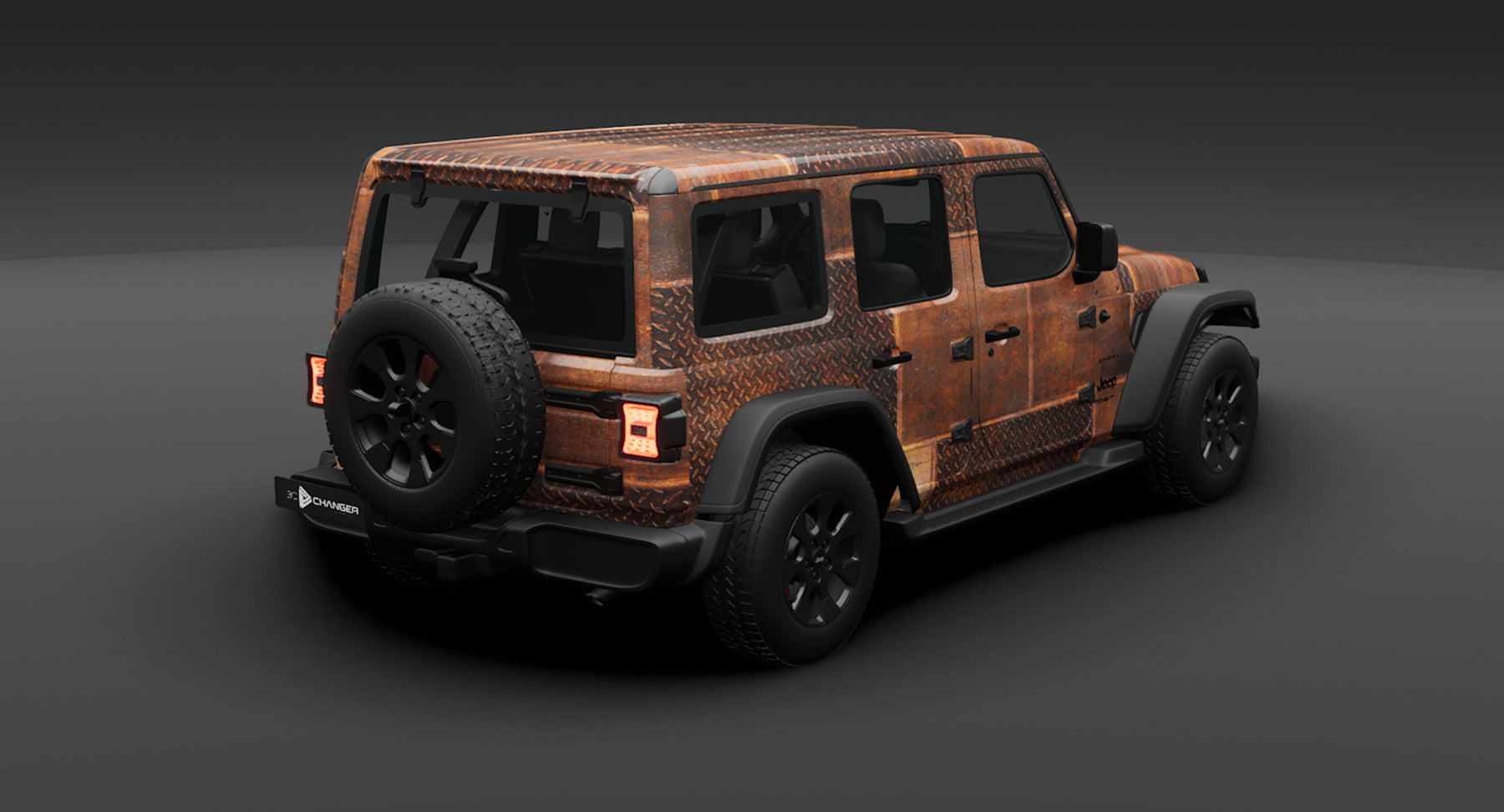 WELDED DIAMOND PLATE RUST