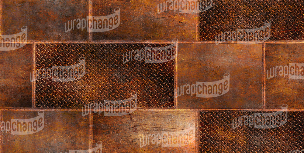 WELDED DIAMOND PLATE RUST