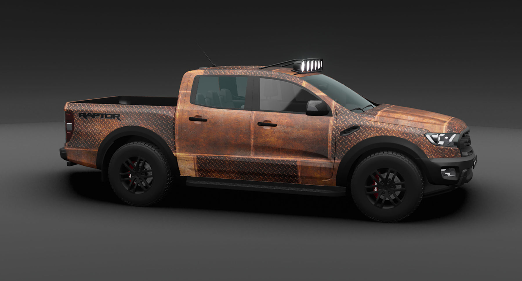 WELDED DIAMOND PLATE RUST