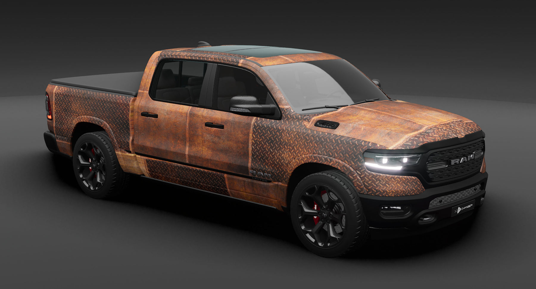 WELDED DIAMOND PLATE RUST