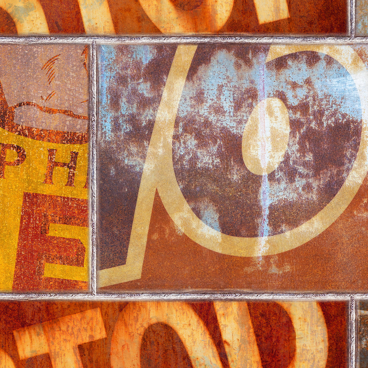 WELDED PATINA SIGNS