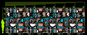 COFFEE TIME WALL WRAP