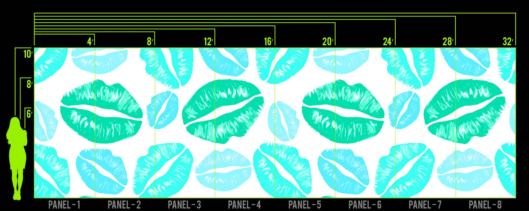 FRESH KISS JADE WALL WRAP