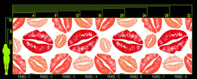 FRESH KISS RED WALL WRAP