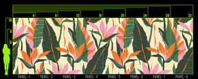 PALM ME CLOSE AUTUMN WALL WRAP