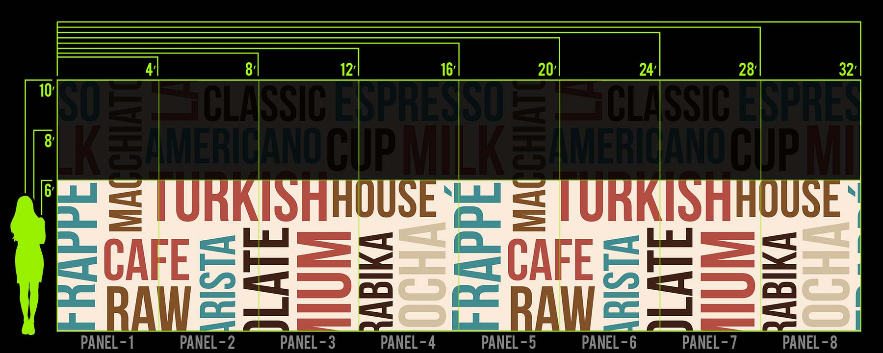 COFFEE HOUSE WALL WRAP