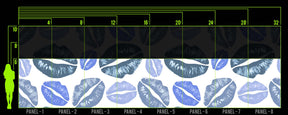 FRESH KISS BABY BLUE WALL WRAP