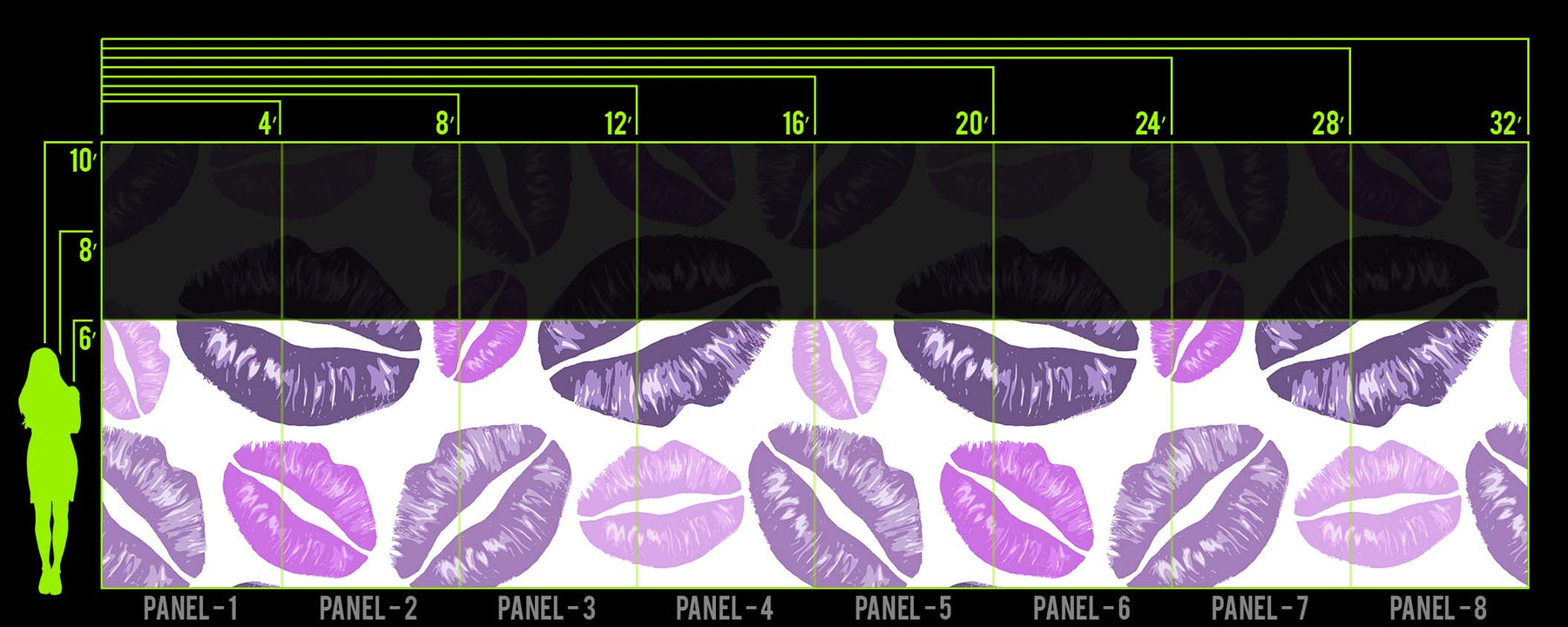 FRESH KISS GRAPE WALL WRAP