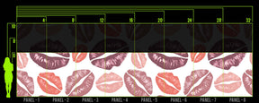 FRESH KISS MAUVE WALL WRAP