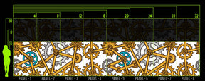 GEAR TRAIN WALL WRAP